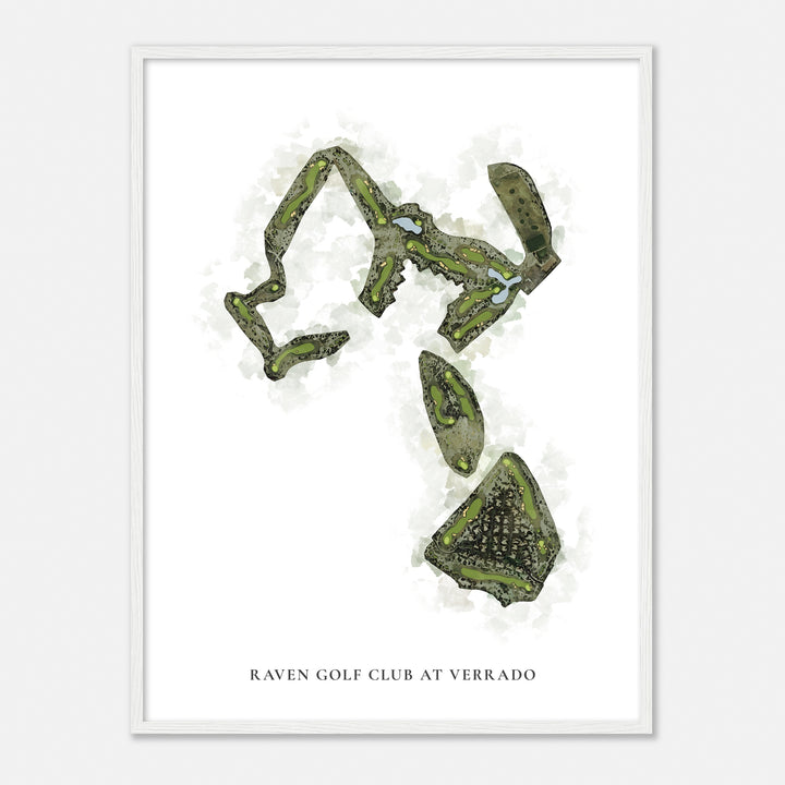 Print of Raven Golf Club At Verrado Classic Map