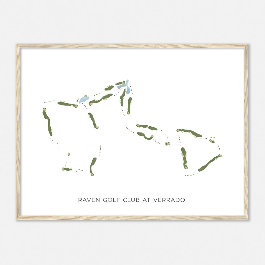 Print of Raven Golf Club At Verrado Modern Map