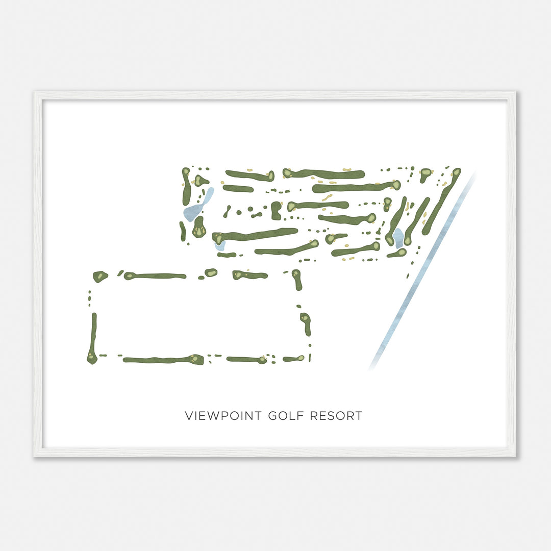 Print of Viewpoint Golf Resort Modern Map