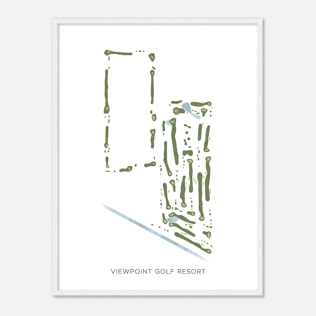 Print of Viewpoint Golf Resort Modern Map