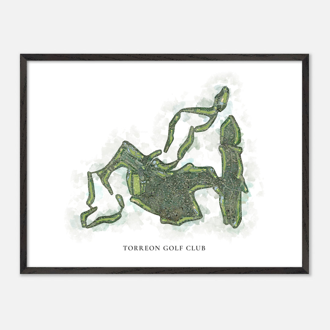 Print of Torreon Golf Club Classic Map