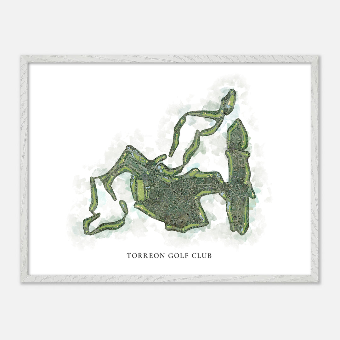 Print of Torreon Golf Club Classic Map