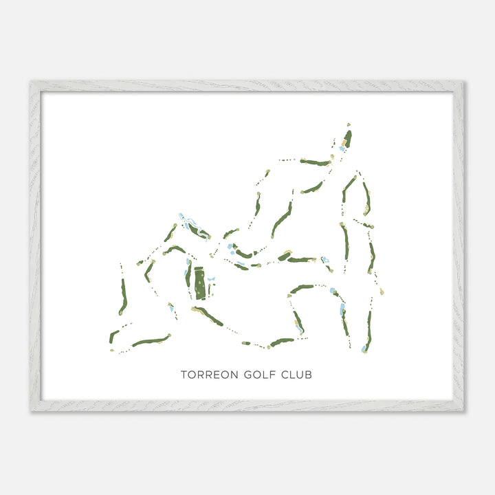 Print of Torreon Golf Club Modern Map