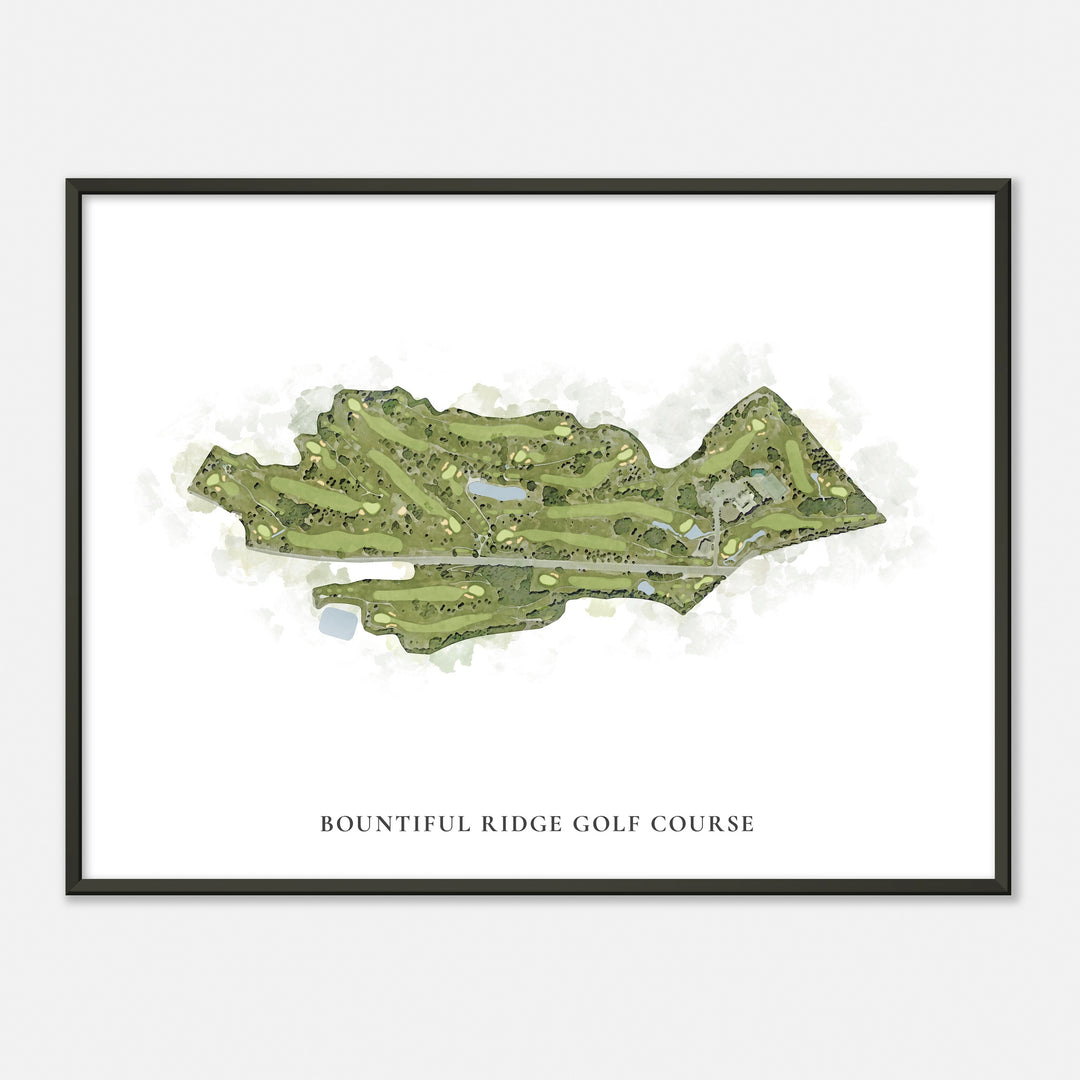 Print of Bountiful Ridge Golf Course Classic Map