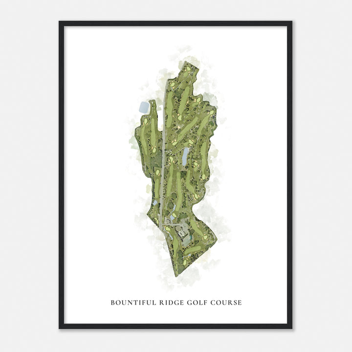 Print of Bountiful Ridge Golf Course Classic Map