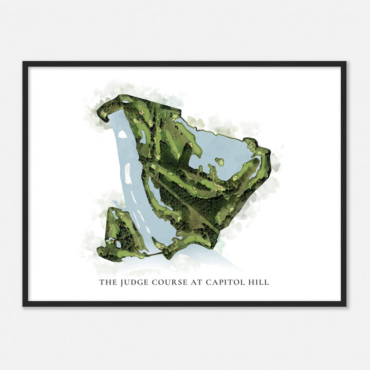 Print of The Judge Course At Capitol Hill Classic Map