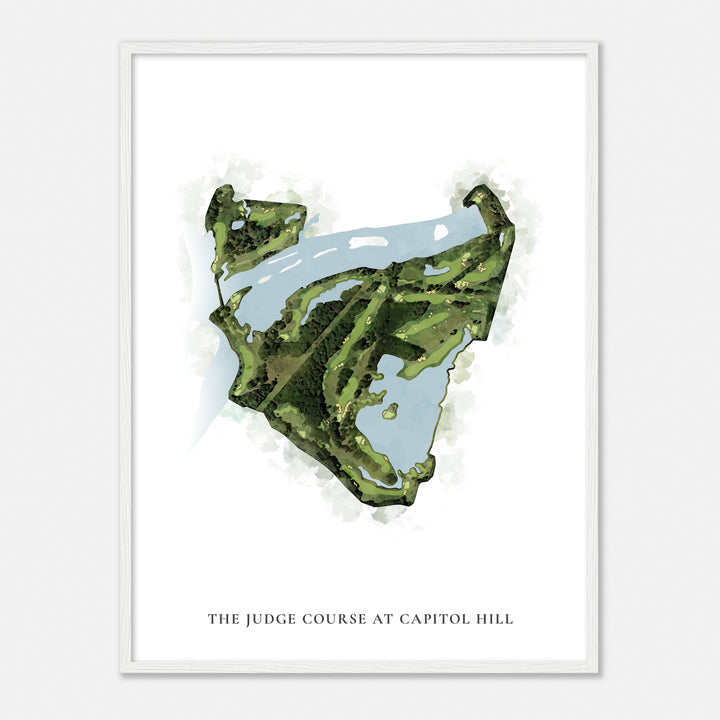 Print of The Judge Course At Capitol Hill Classic Map