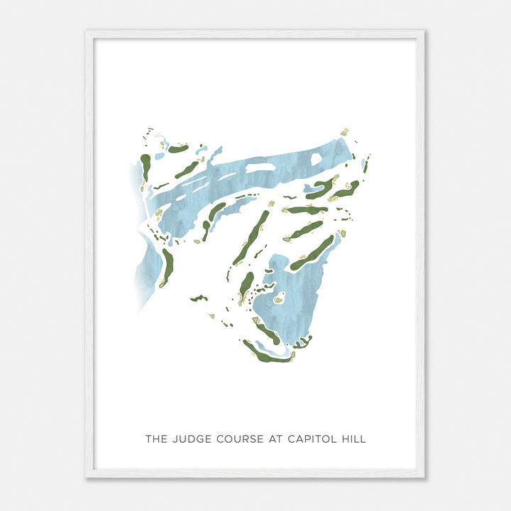 Print of The Judge Course At Capitol Hill Modern Map