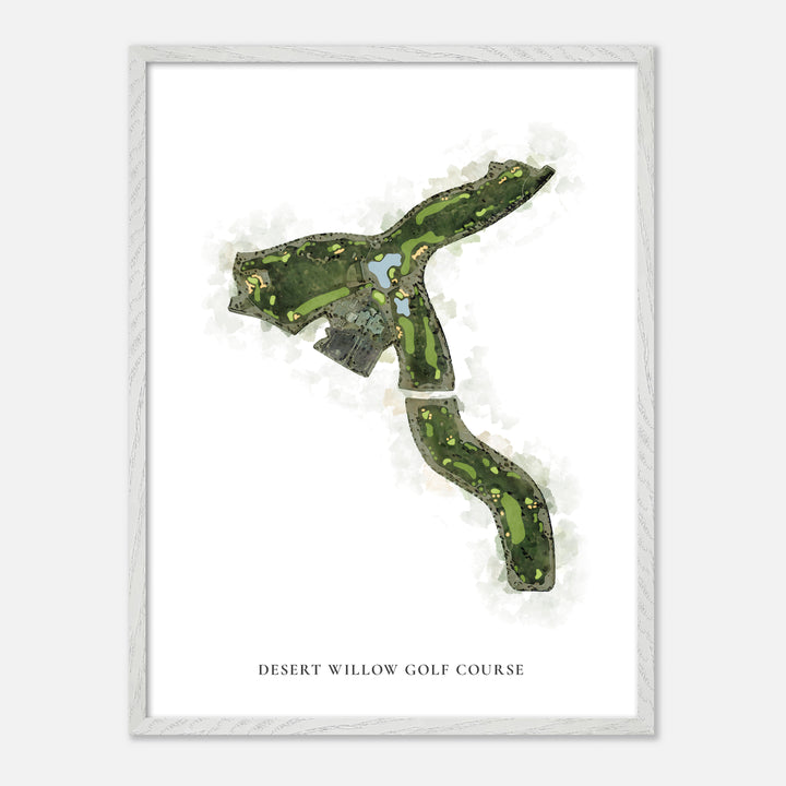 Print of Desert Willow Golf Course Classic Map