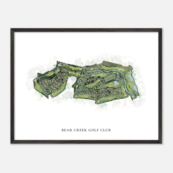 Print of Bear Creek Golf Club Classic Map