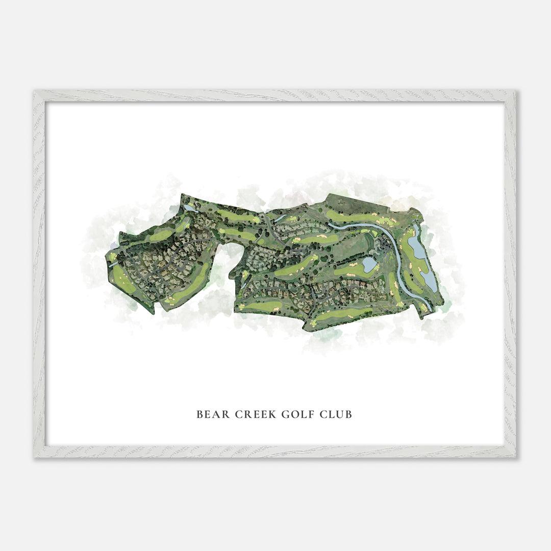 Print of Bear Creek Golf Club Classic Map