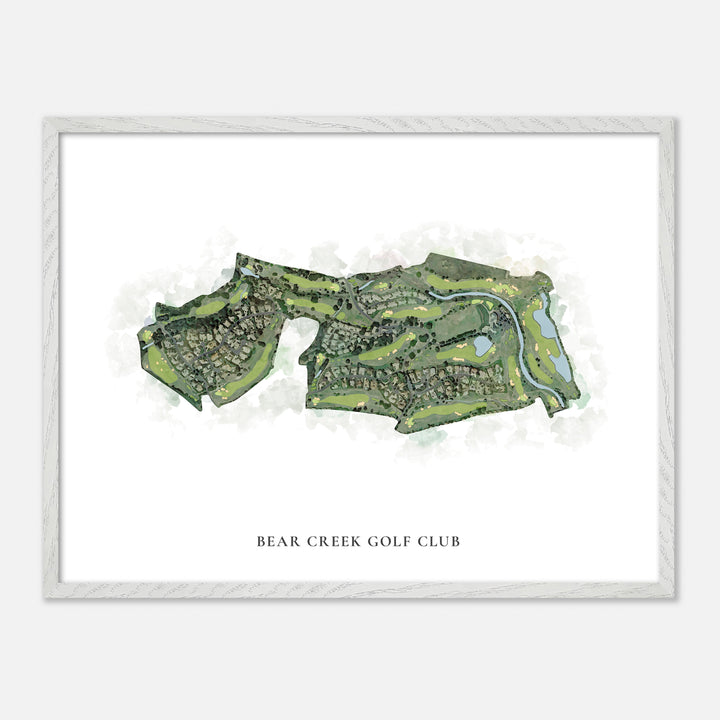 Print of Bear Creek Golf Club Classic Map