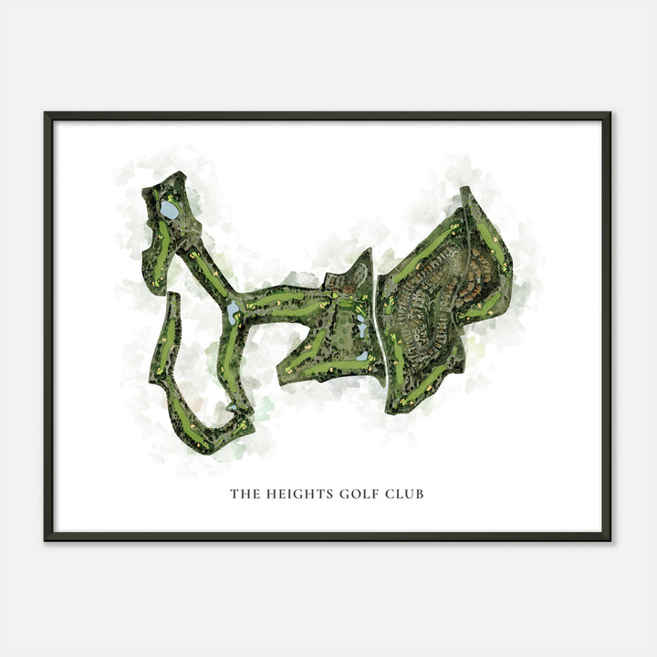 Print of The Heights Golf Club Classic Map