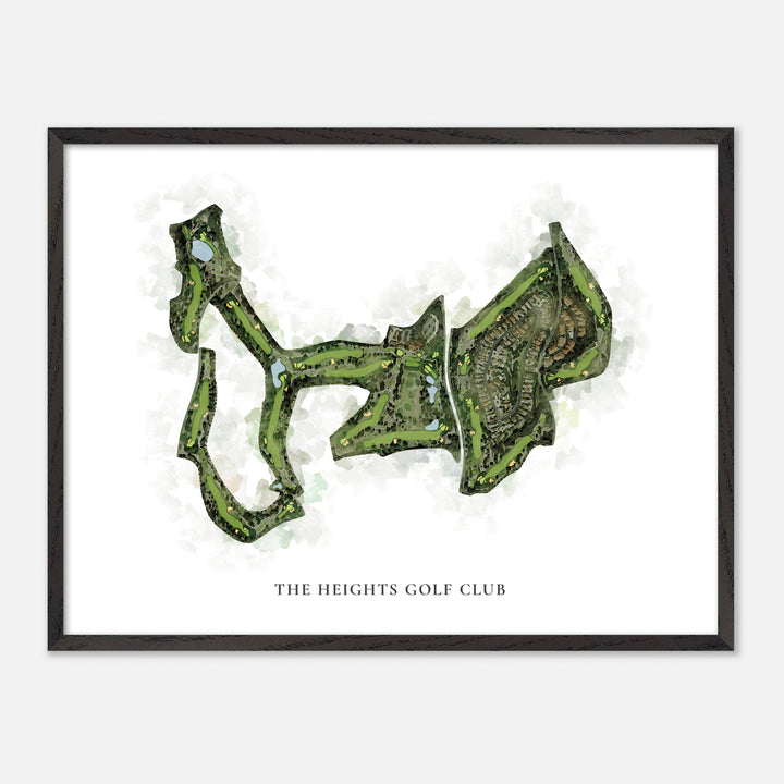 Print of The Heights Golf Club Classic Map