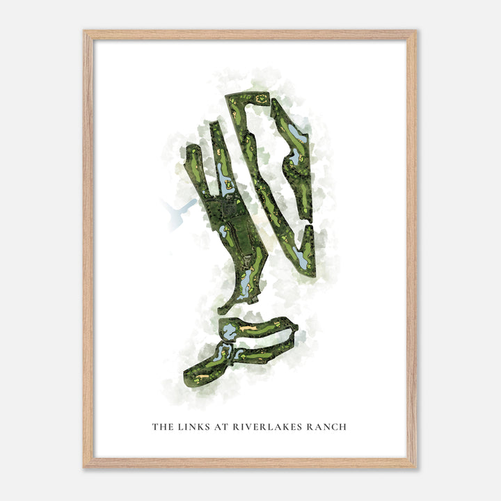 Print of The Links At Riverlakes Ranch Classic Map