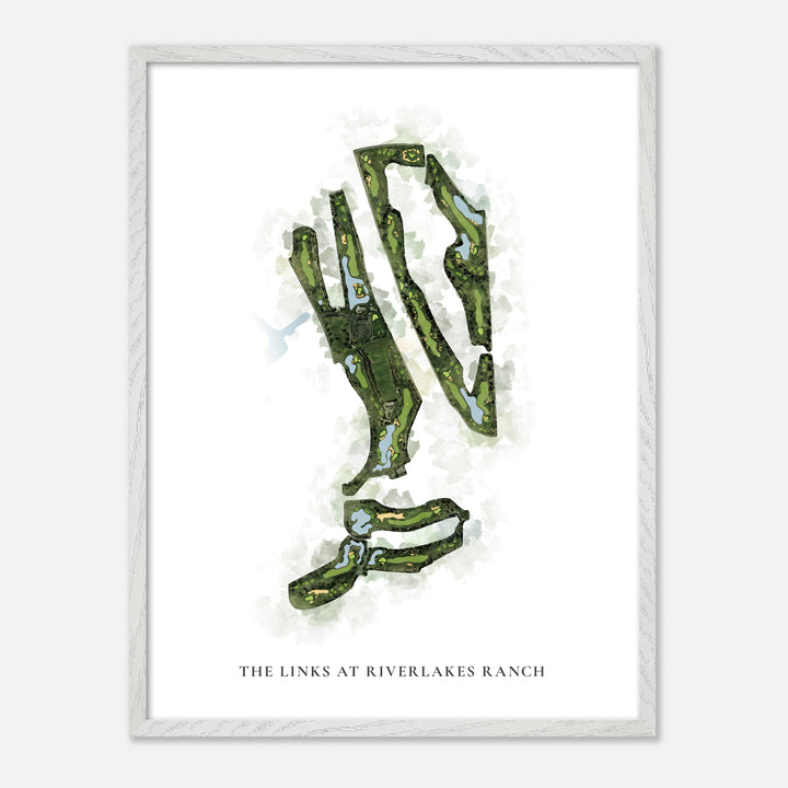 Print of The Links At Riverlakes Ranch Classic Map