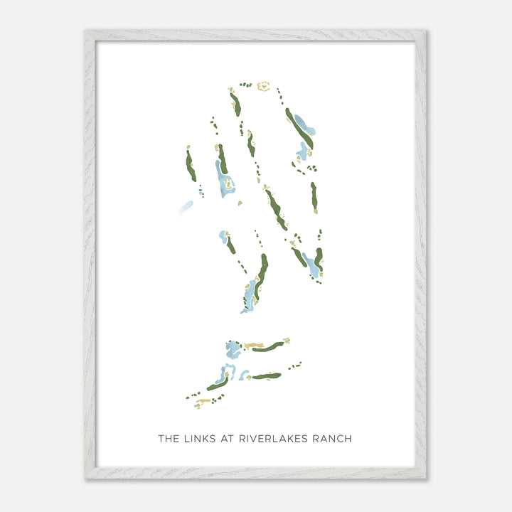 Print of The Links At Riverlakes Ranch Modern Map