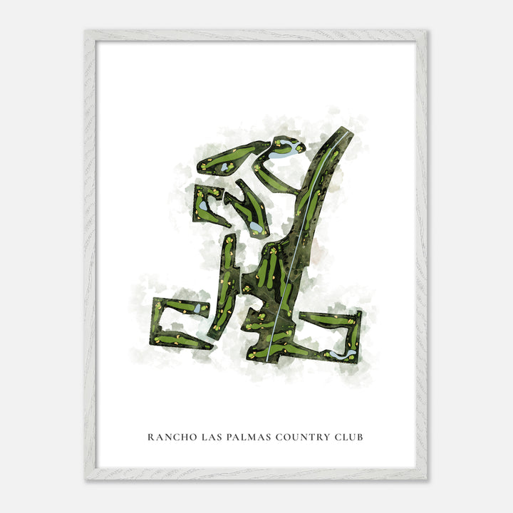 Print of Rancho Las Palmas Country Club Classic Map