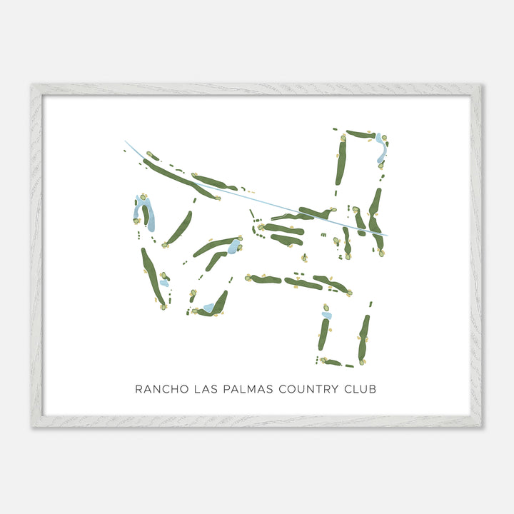 Print of Rancho Las Palmas Country Club Modern Map