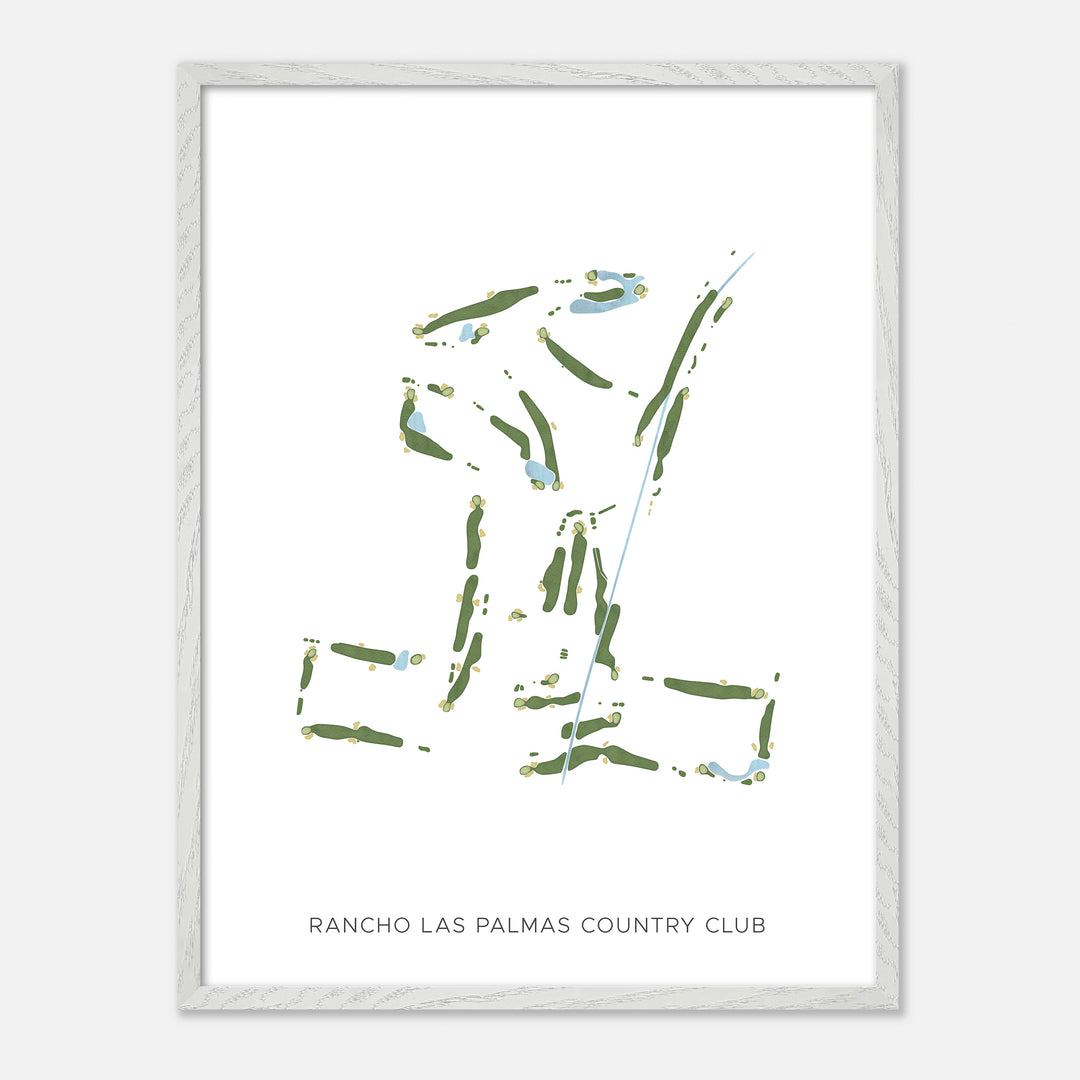 Print of Rancho Las Palmas Country Club Modern Map