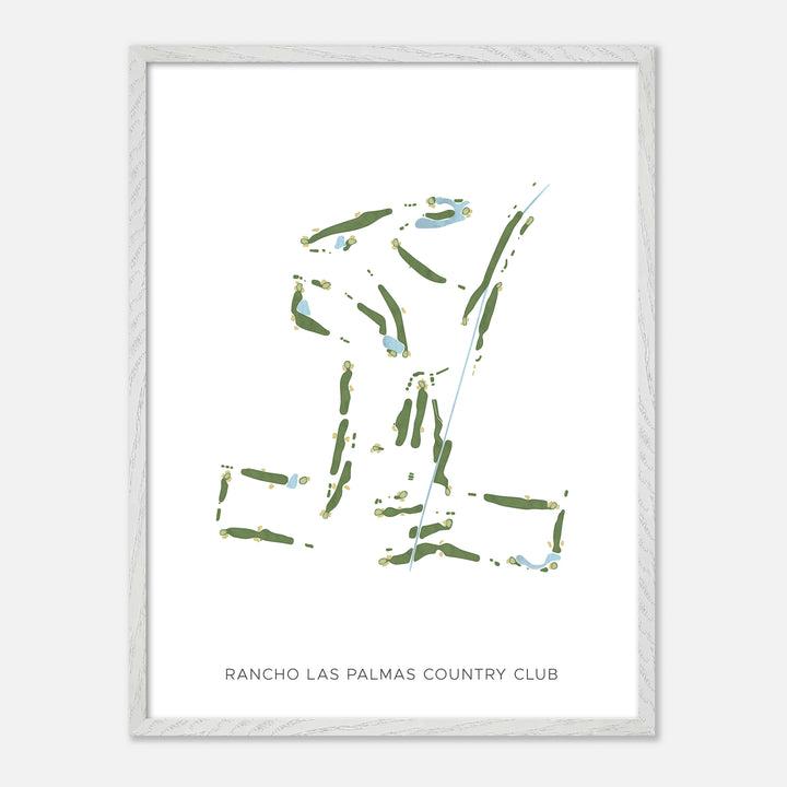 Print of Rancho Las Palmas Country Club Modern Map