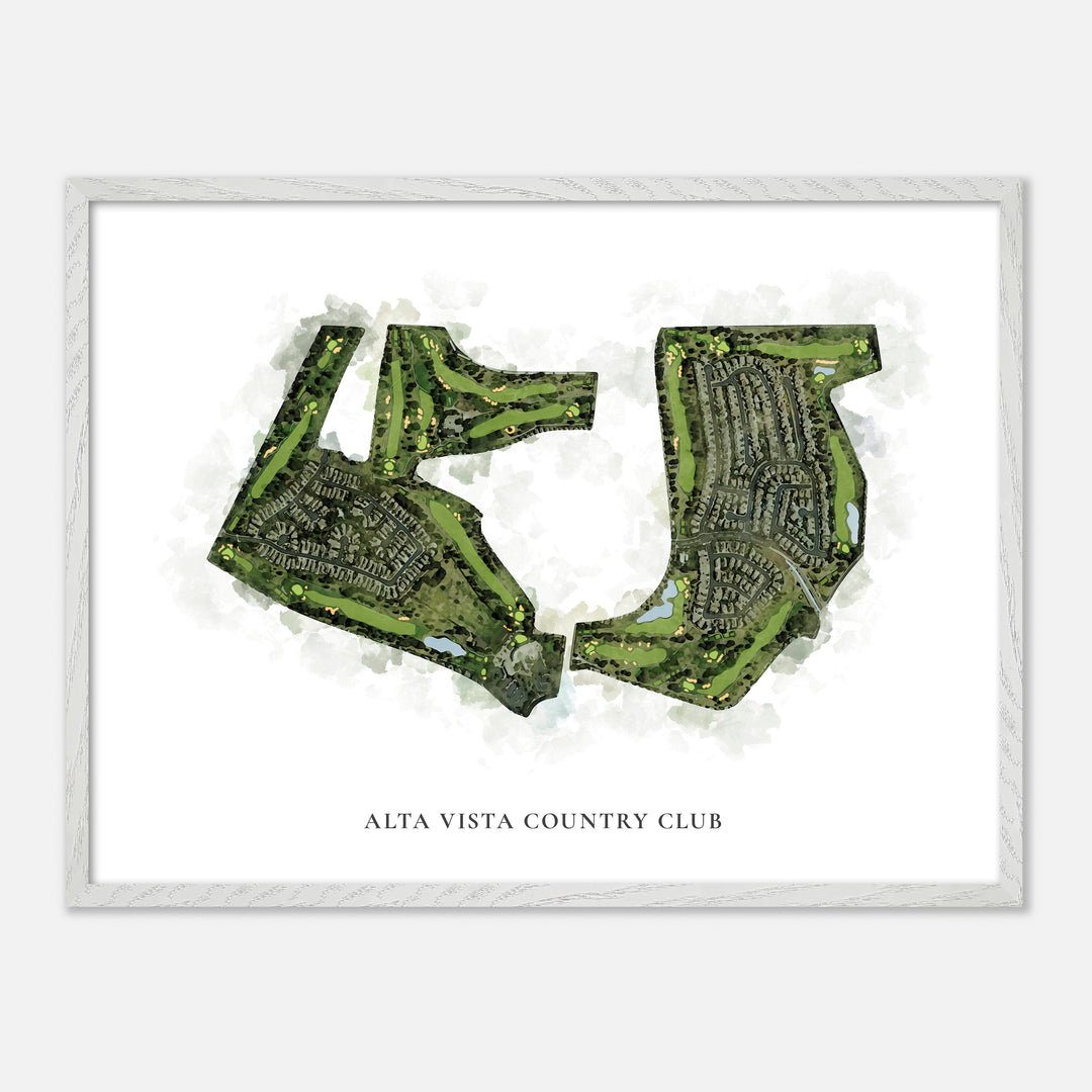 Print of Alta Vista Country Club Classic Map