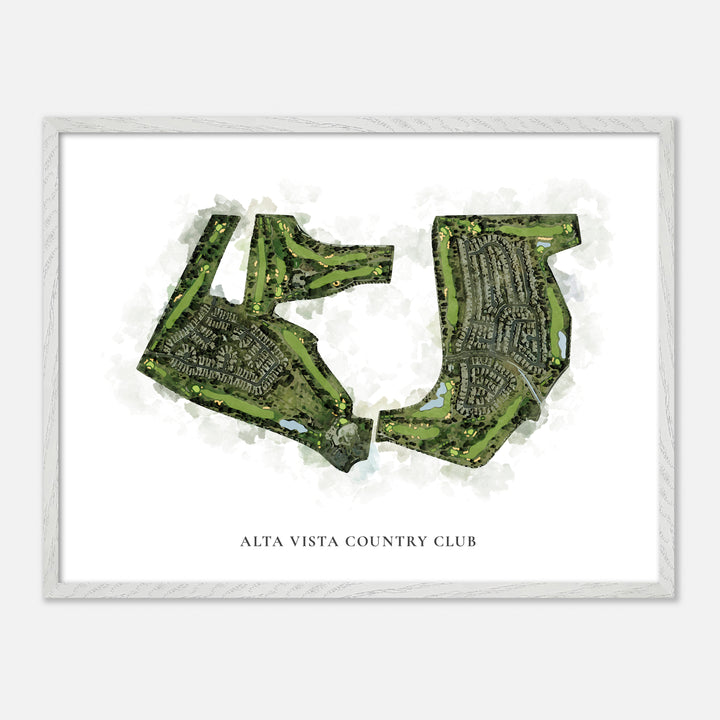 Print of Alta Vista Country Club Classic Map