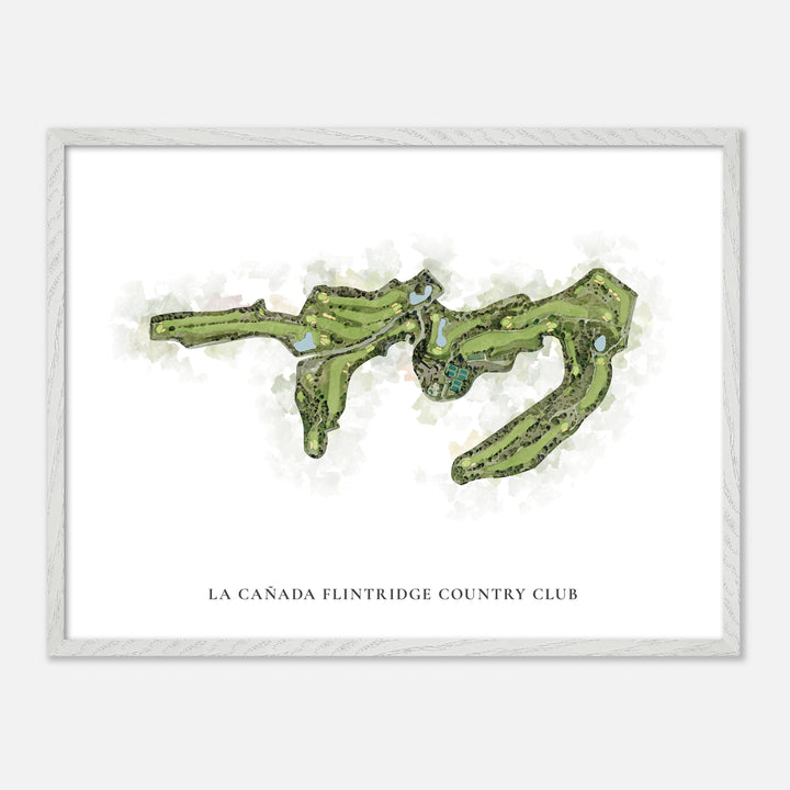 Print of La Cañada Flintridge Country Club Classic Map