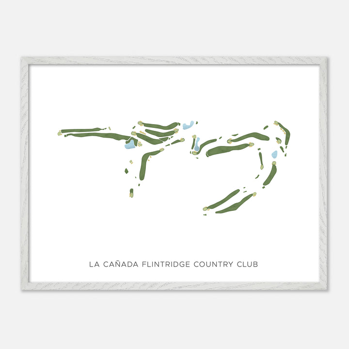 Print of La Cañada Flintridge Country Club Modern Map