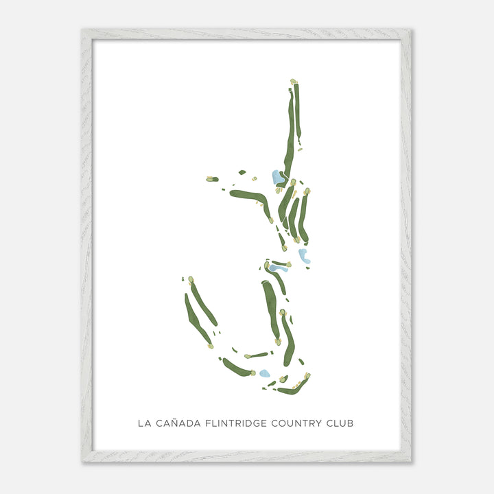 Print of La Cañada Flintridge Country Club Modern Map