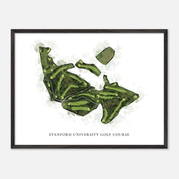 Print of Stanford University Golf Course Classic Map