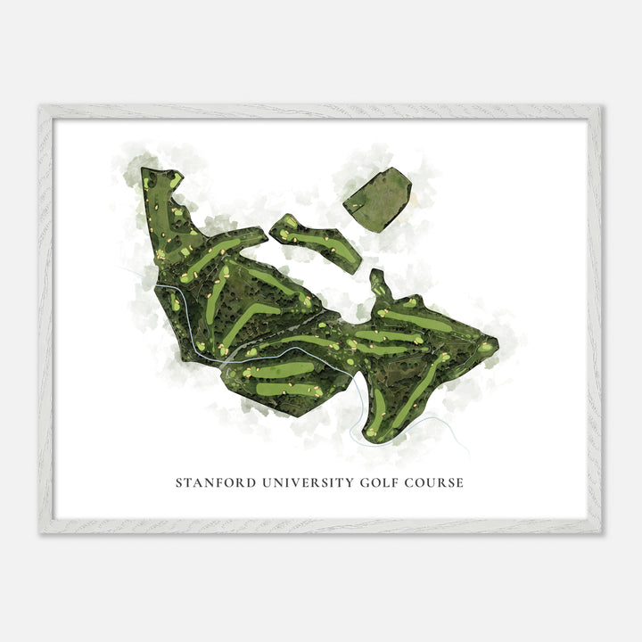 Print of Stanford University Golf Course Classic Map