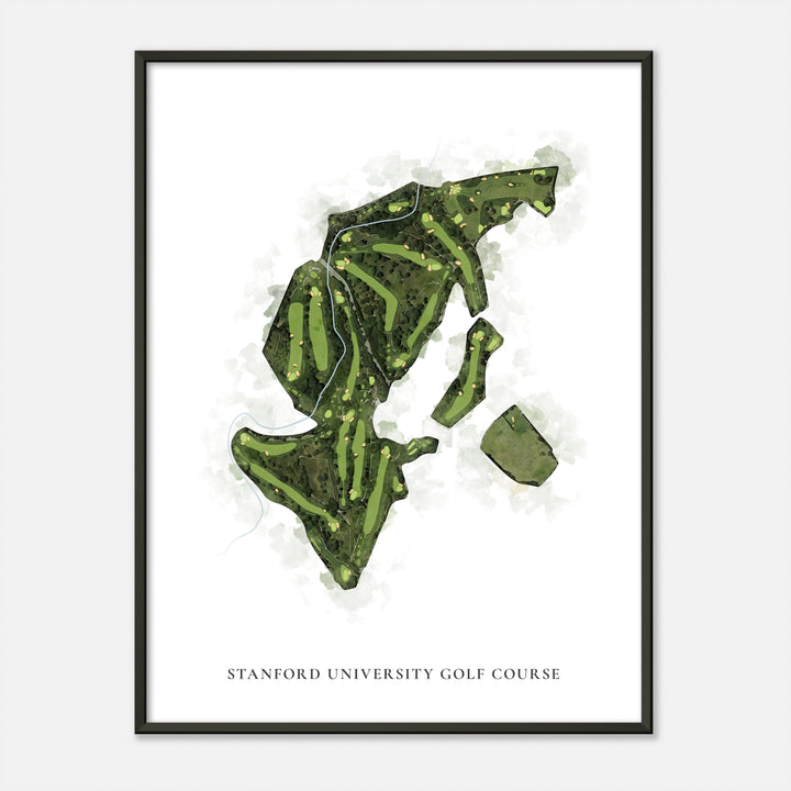Print of Stanford University Golf Course Classic Map