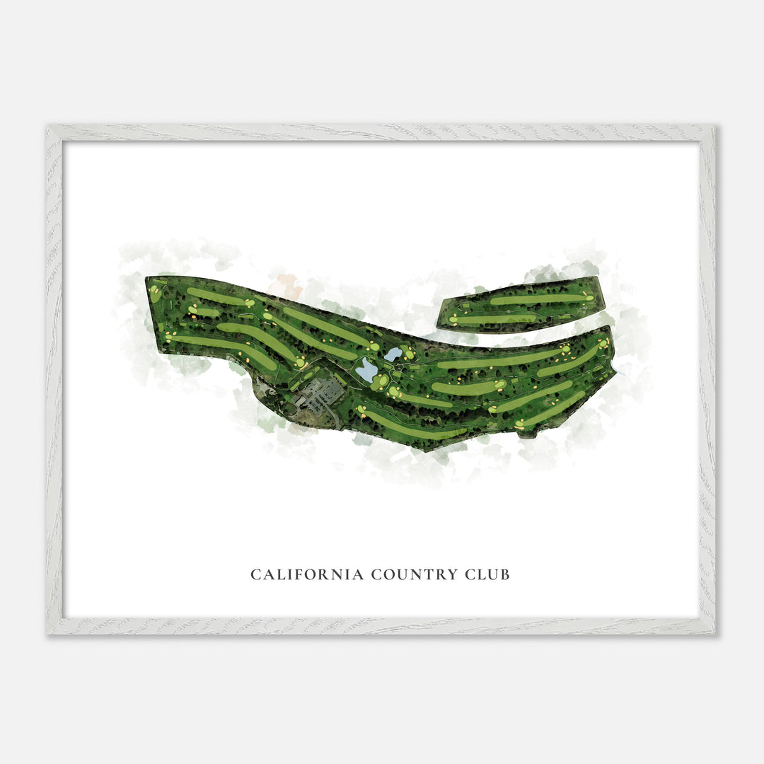 Print of California Country Club Classic Map