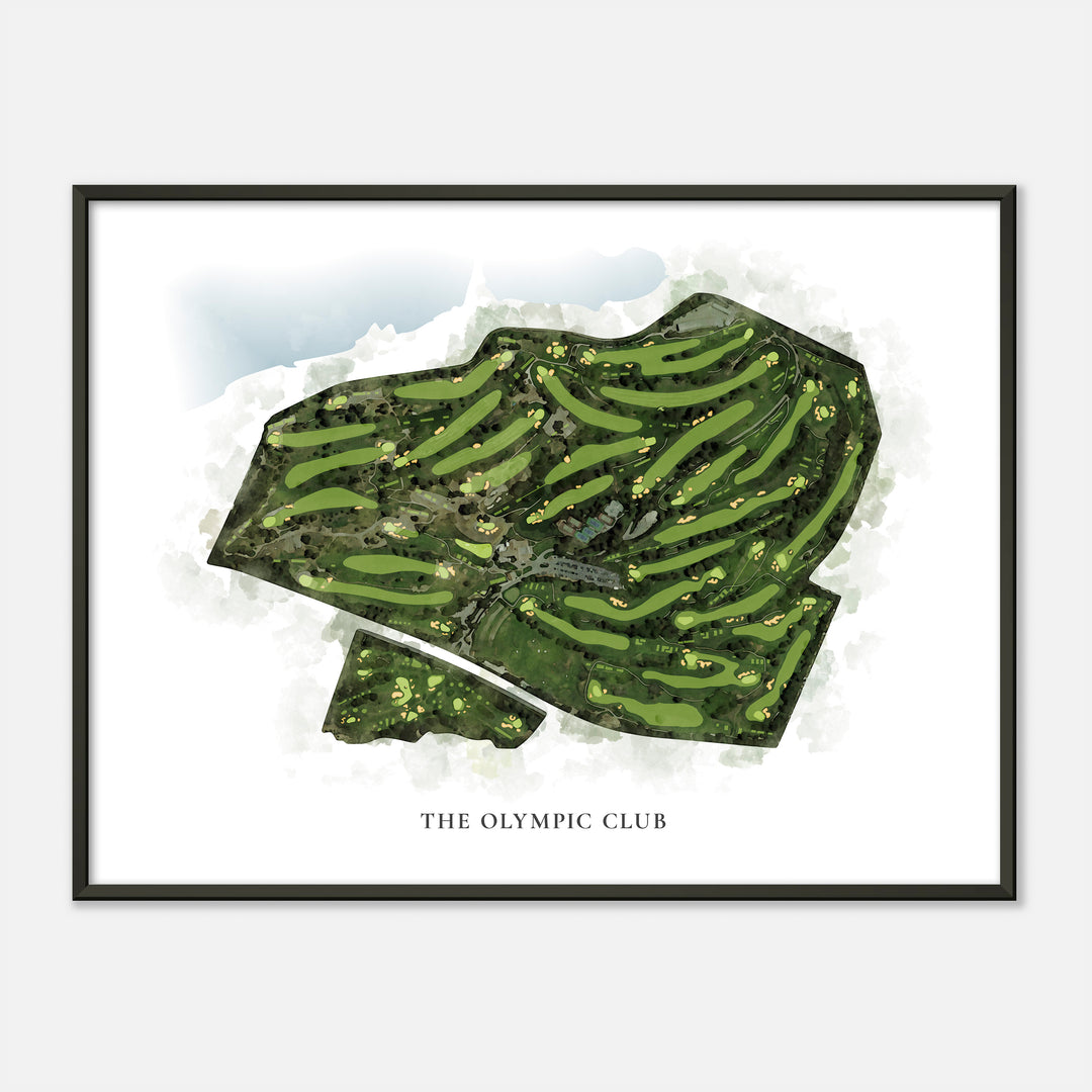 Print of The Olympic Club Classic Map