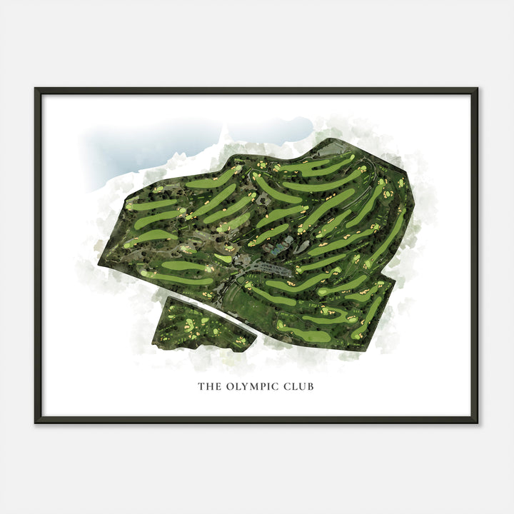 Print of The Olympic Club Classic Map