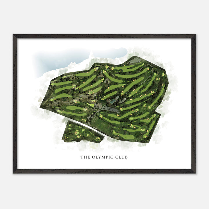 Print of The Olympic Club Classic Map