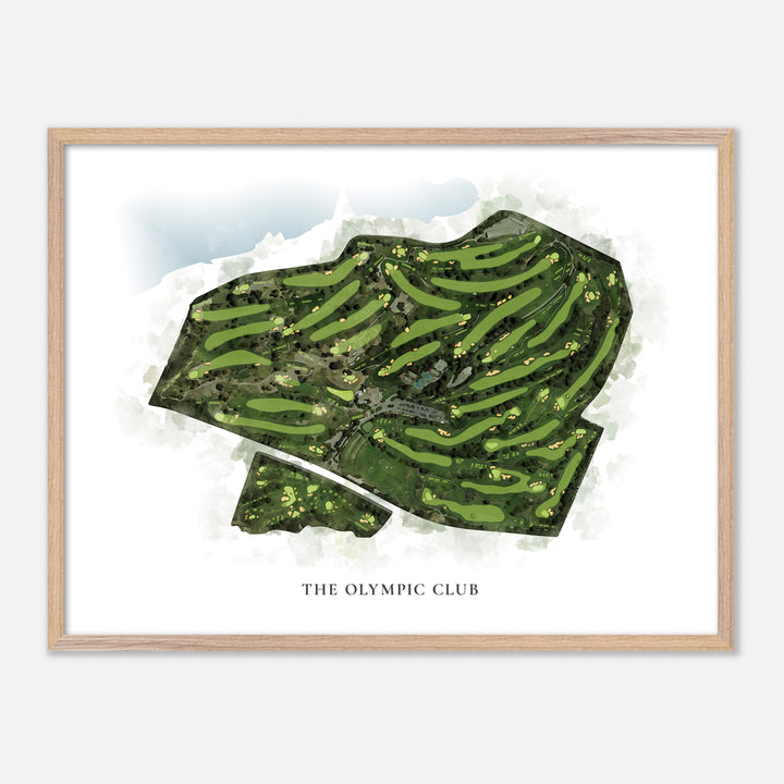 Print of The Olympic Club Classic Map