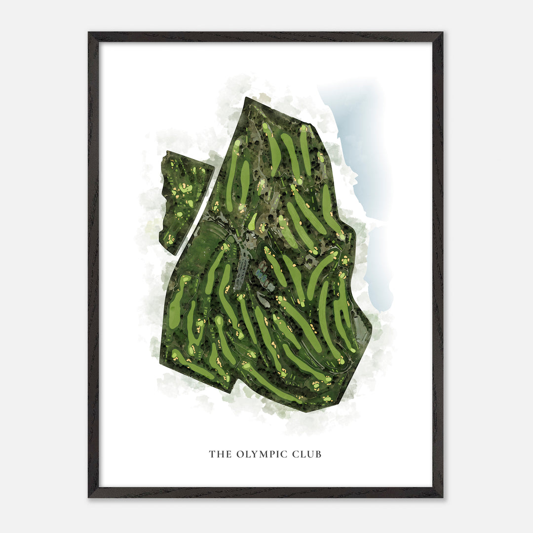Print of The Olympic Club Classic Map