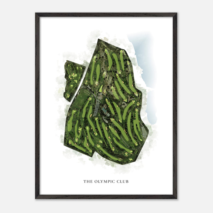 Print of The Olympic Club Classic Map