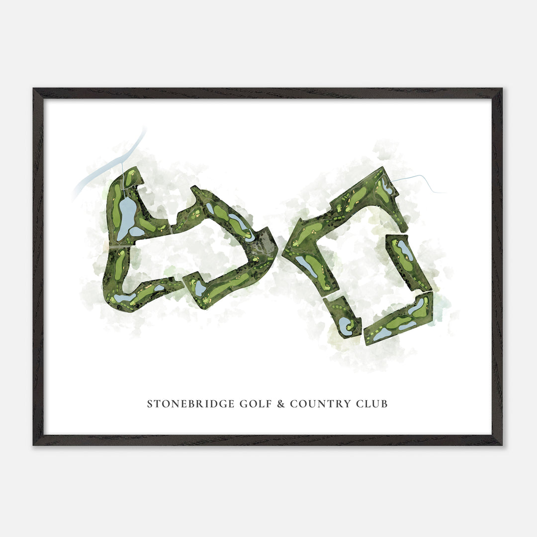 Print of Stonebridge Golf & Country Club Classic Map