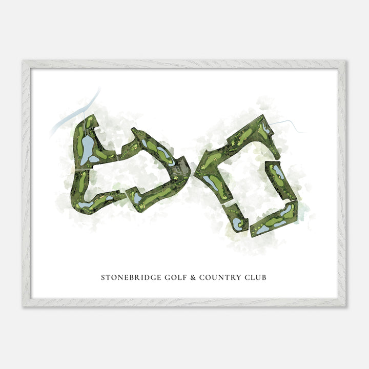 Print of Stonebridge Golf & Country Club Classic Map