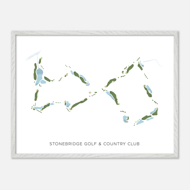 Print of Stonebridge Golf & Country Club Modern Map