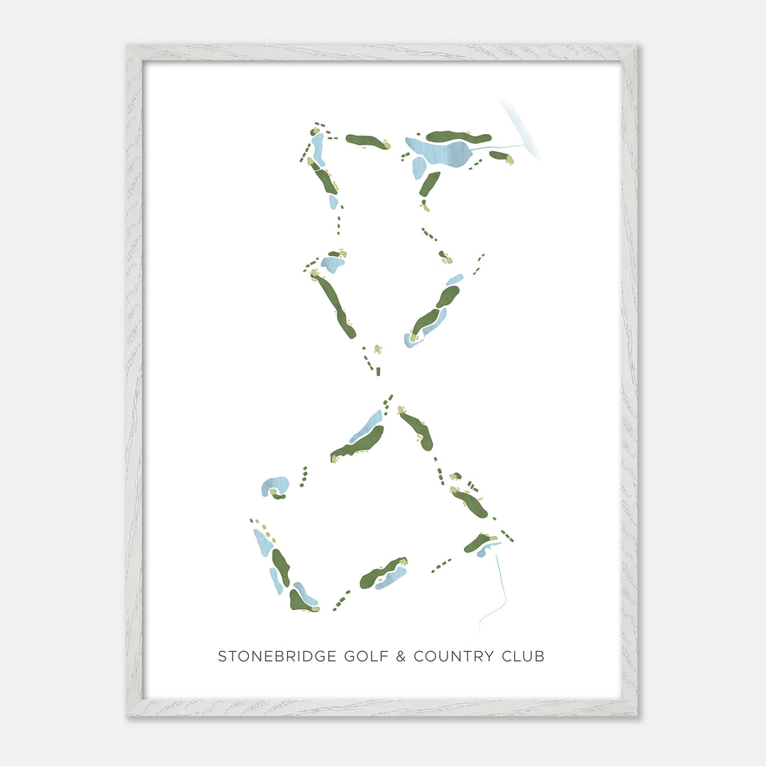 Print of Stonebridge Golf & Country Club Modern Map