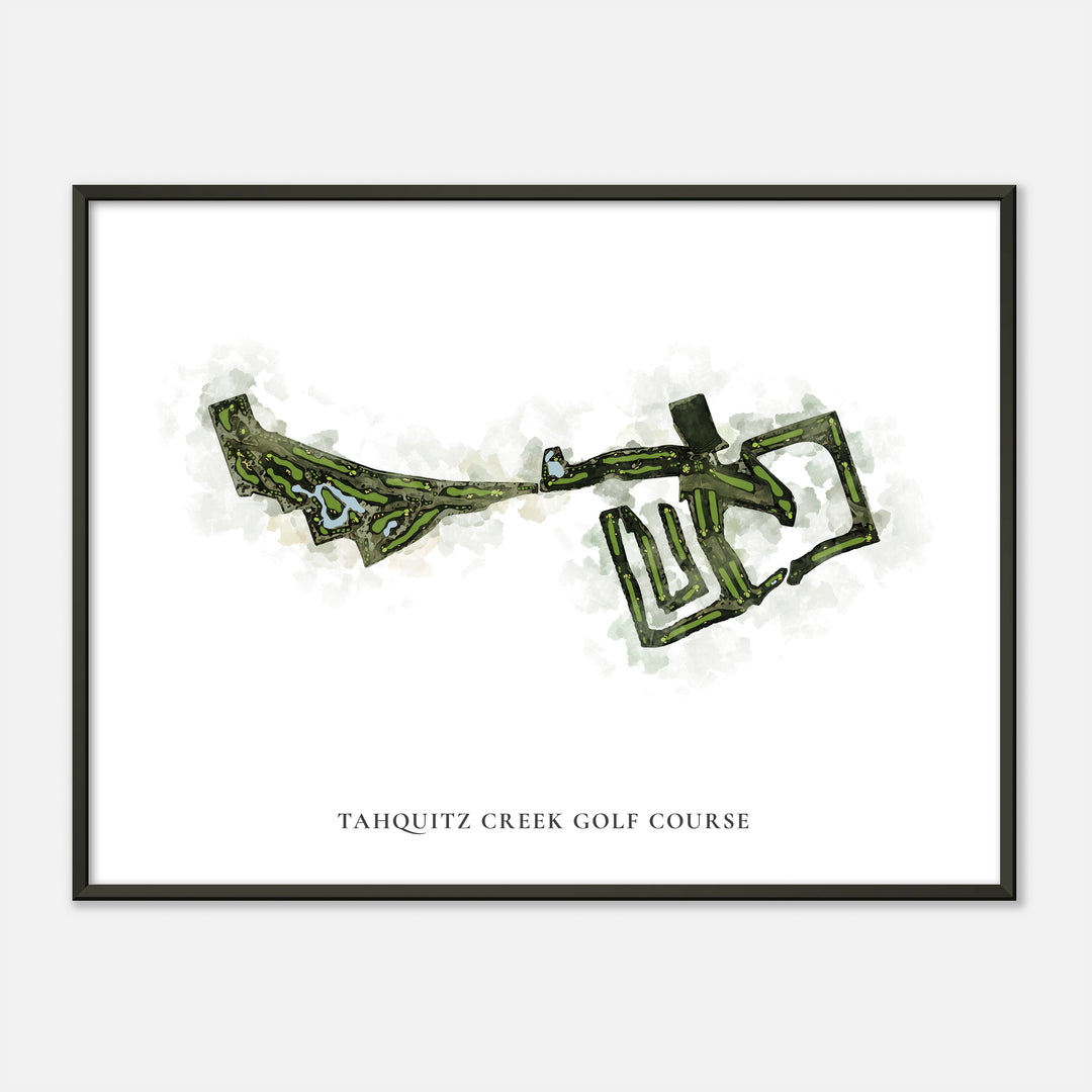 Print of Tahquitz Creek Golf Course Classic Map