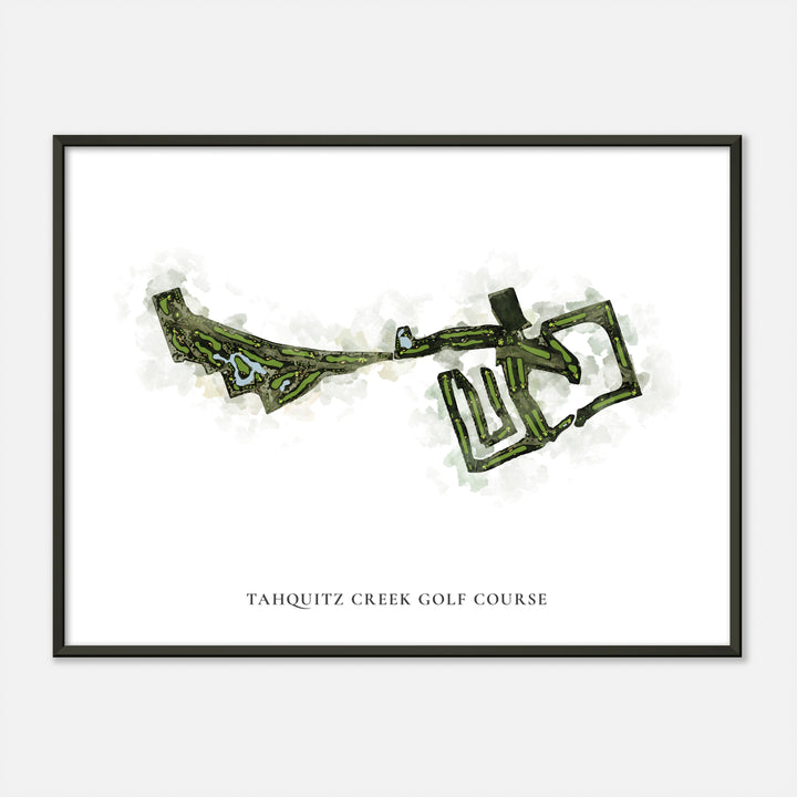 Print of Tahquitz Creek Golf Course Classic Map
