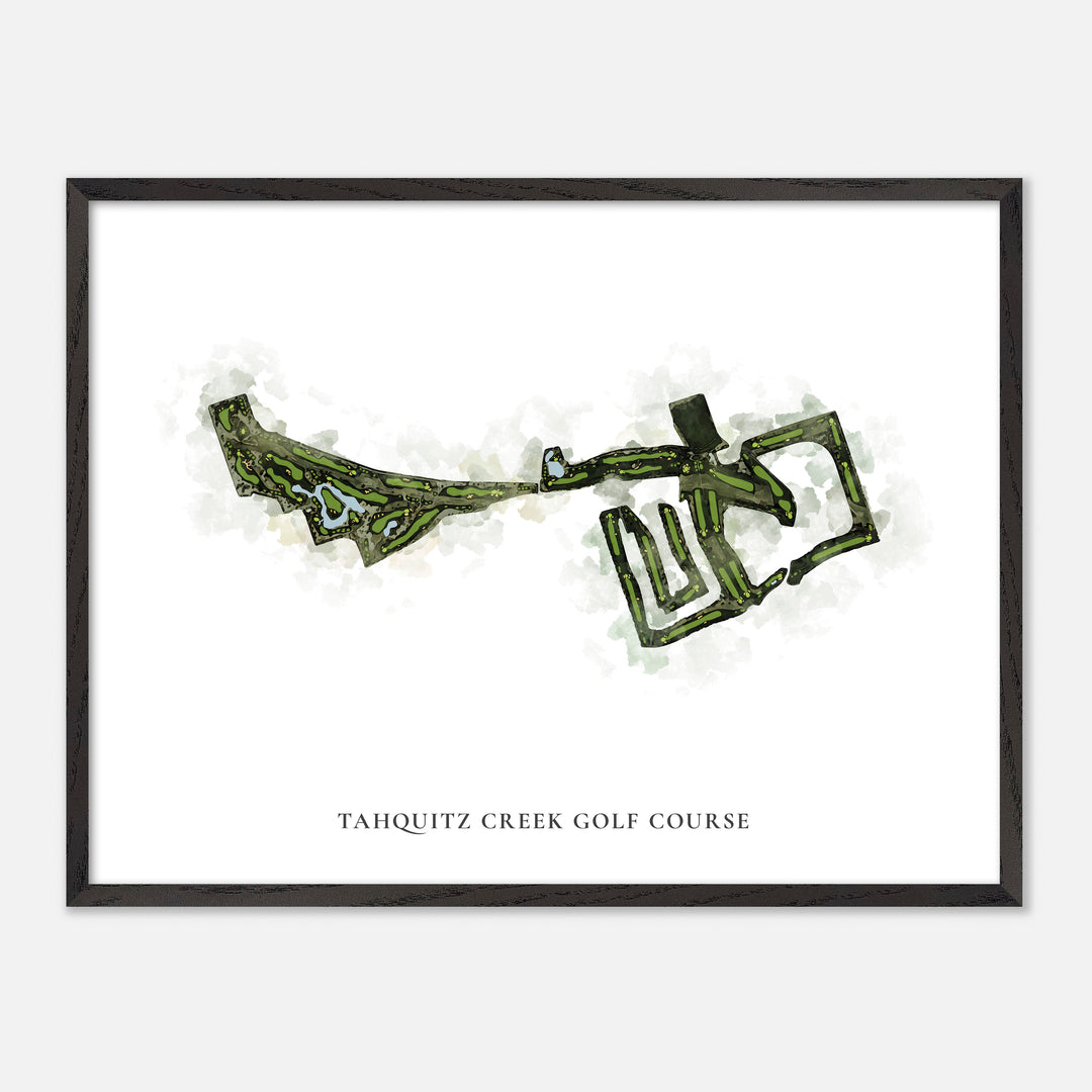 Print of Tahquitz Creek Golf Course Classic Map