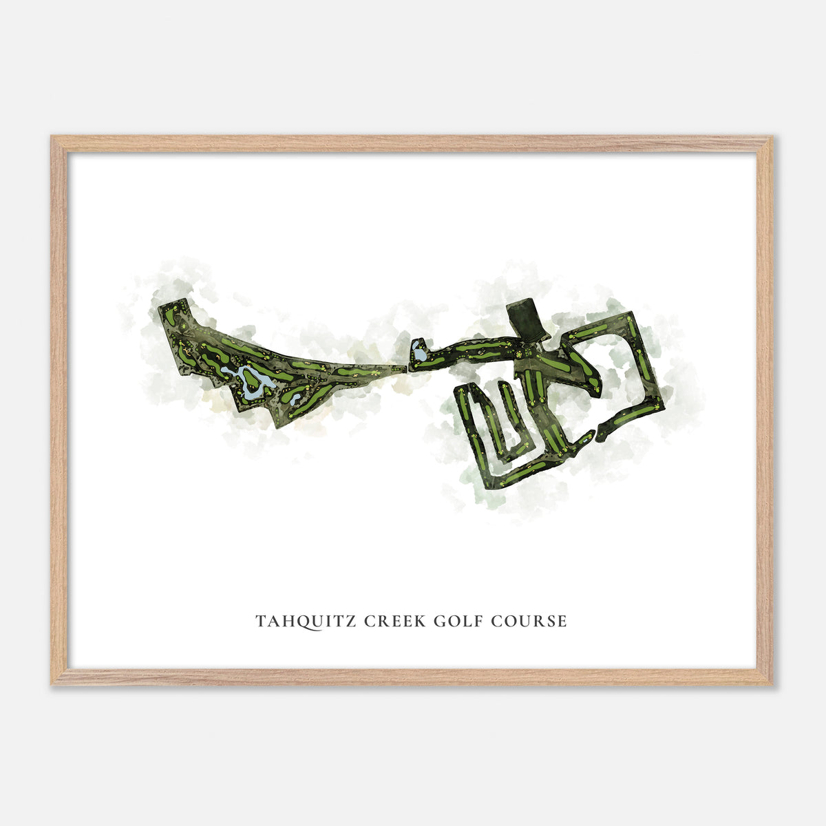 Print of Tahquitz Creek Golf Course Classic Map