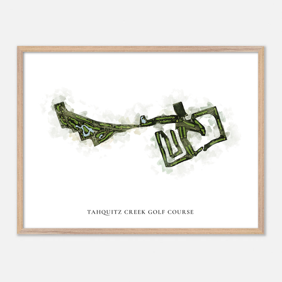 Print of Tahquitz Creek Golf Course Classic Map