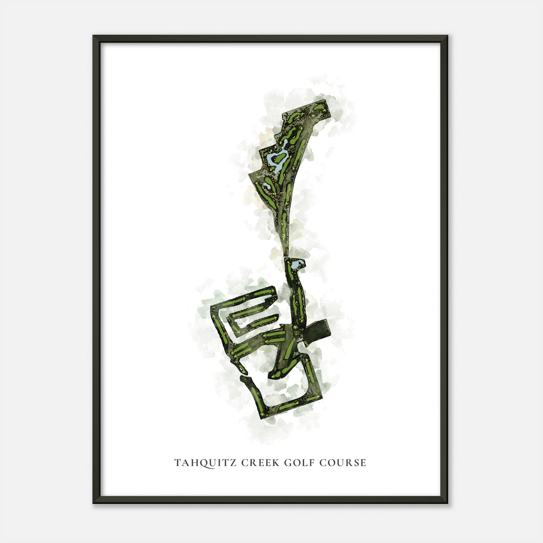 Print of Tahquitz Creek Golf Course Classic Map